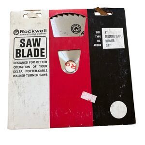 Vintage Rockwell No. B6005FB 6” Flooring Saw Blade 5/8” Arbor NOS